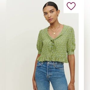 Reformation Sloane Top, size XS in Arlo